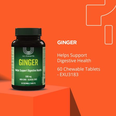 GINGER - 60 Chewable Tablets