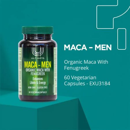 Maca - Men Fenugreek 60 Vegetarian Capsules