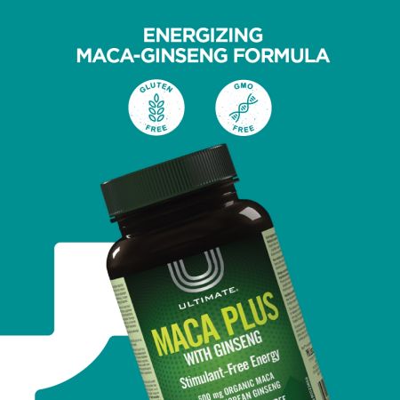 Maca Plus Ginseng - 90 Vegetarian Capsules