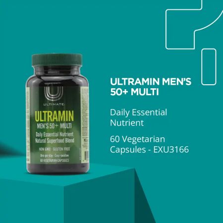 Ultramin- Men 50+ Multi - 60 Vegetarian Capsules